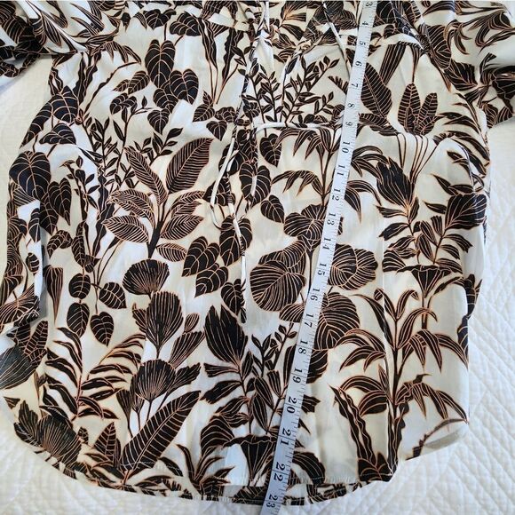 Ann Taylor safari boho pullover blouse - Picture 8 of 14